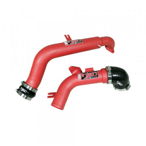 2011-2015 Nissan Juke Intercooler Pipes - (w/ Silicone Couplers) Wrinkled Red Kit [1.6T] - injen SES1900ICPWR