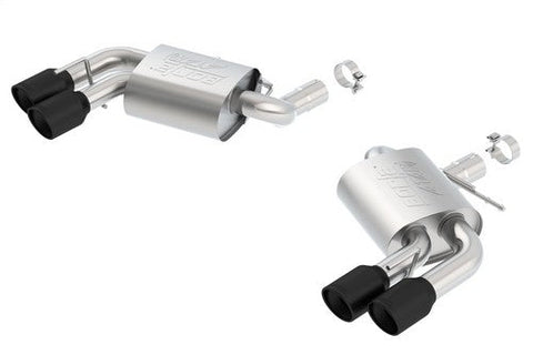 ATAK(r) Axle-Back Exhaust System 2016-2023 Chevrolet Camaro SS 6.2L V8 Automatic/ Manual Transmission Rear Wheel Drive 2 Door Equipped With Dual Mode Exhaust (NPP) or Dual Split Rear Exit Bumper. Borla(r) System Does NOT Include Valves.