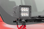 LED Light | Ditch Mount | 2" Black Pair | White DRL | Nissan Frontier | 2022-2022