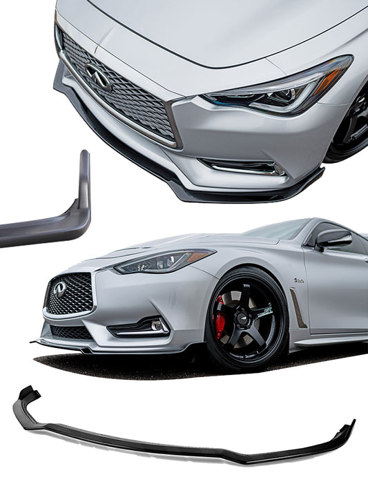 2017-2022 Infiniti Q60 3.0t STILLEN Front Splitter - KB11230