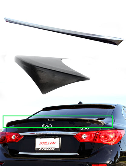 Infiniti Q50 Rear Spoiler [Unpainted] - KB11223