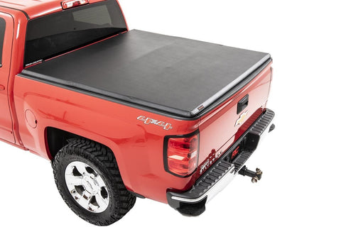 Bed Cover | Tri Fold | Soft | 6'7" Bed | Chevrolet Silverado/GMC Sierra 1500 | 2014-2018