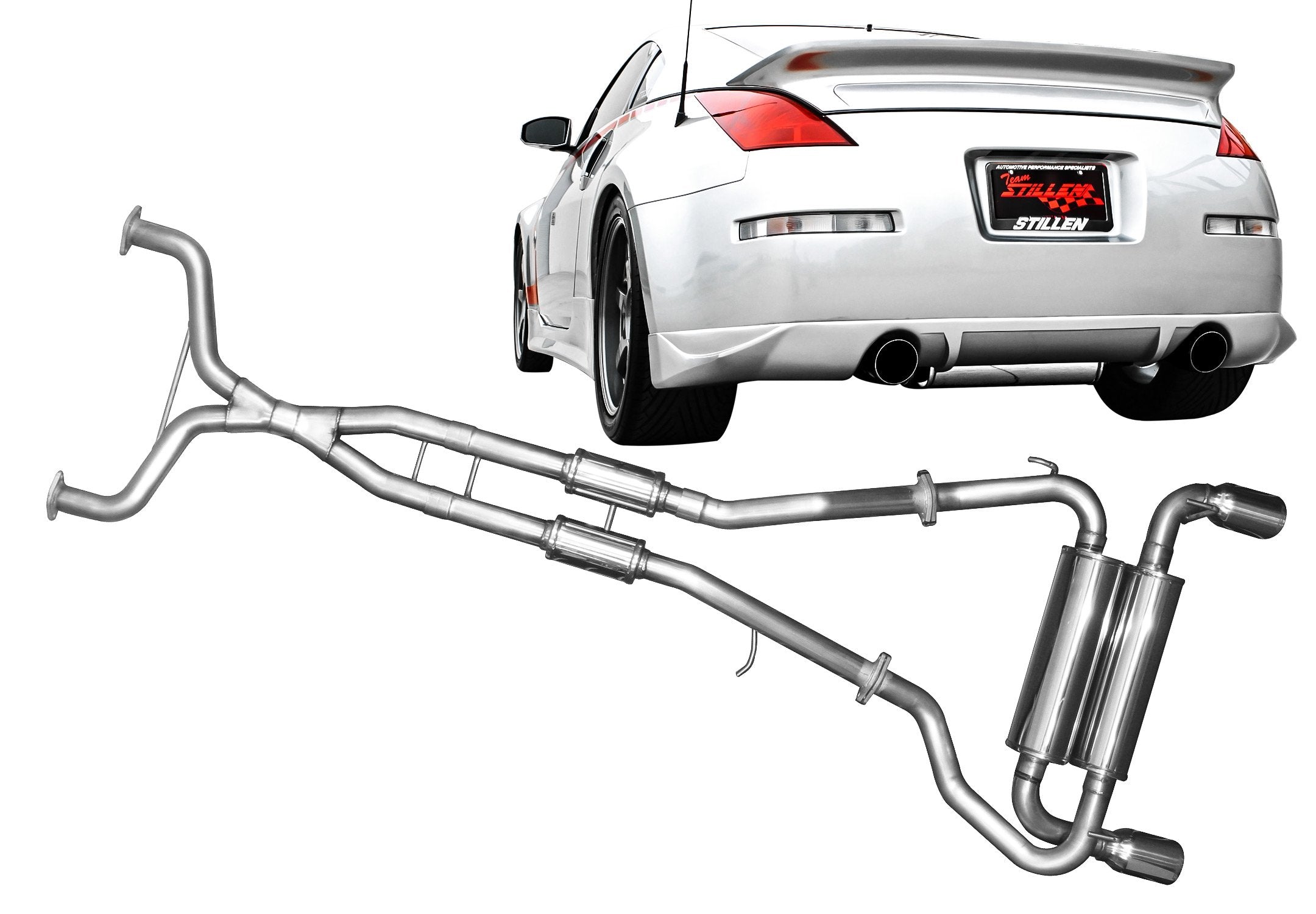 2003-2009 Nissan 350Z [Z33] Stainless Steel Exhaust 504350D