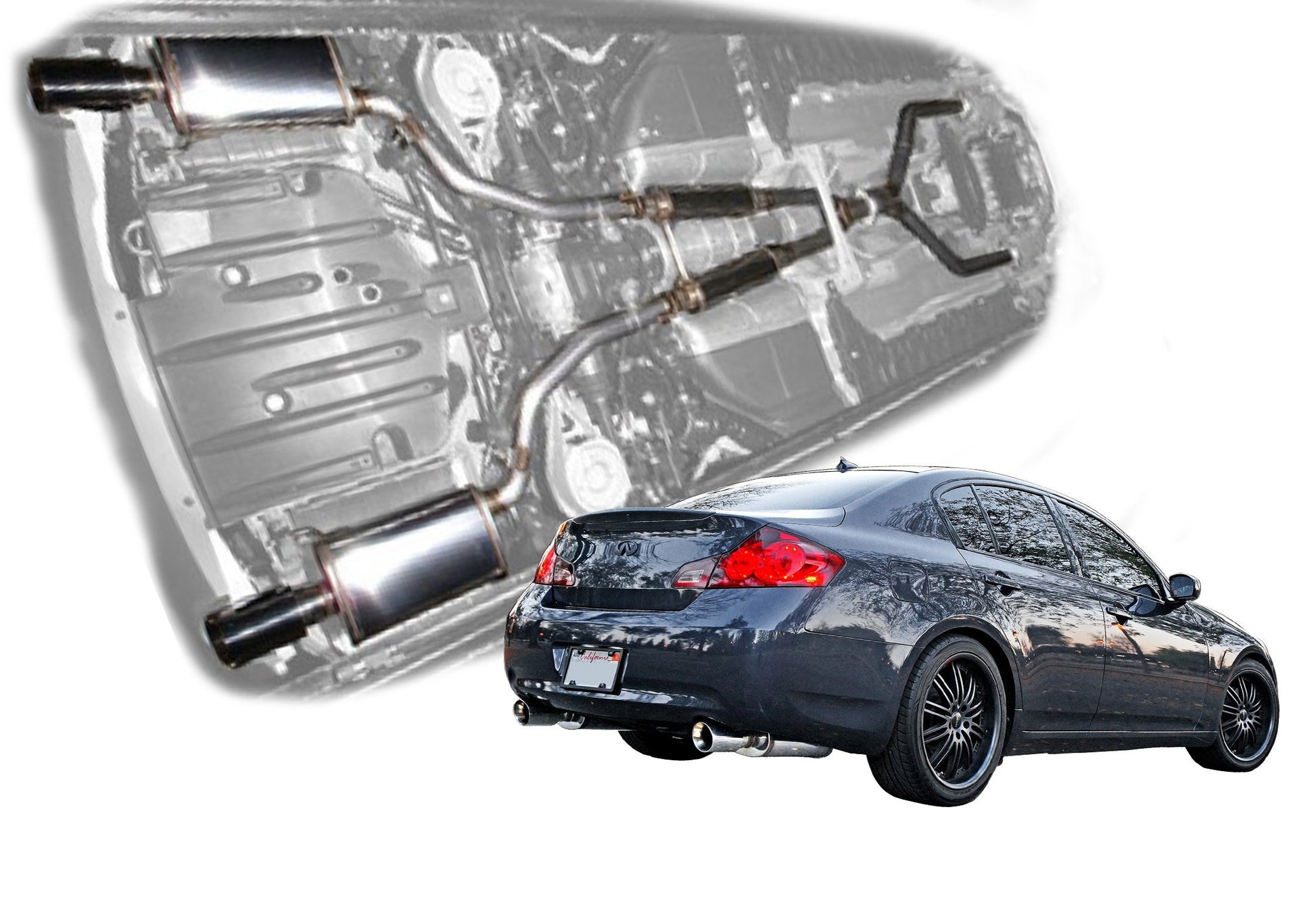 2007-2008 Infiniti G35 Sedan - Stainless Steel Cat-Back Exhaust System - 504375