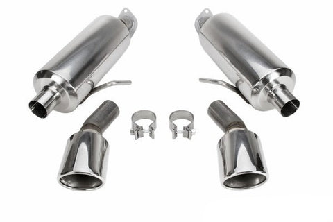 2016-2018 Infiniti Q50 2.0t Axle Back Exhaust System w/ Polished Tips - 504443
