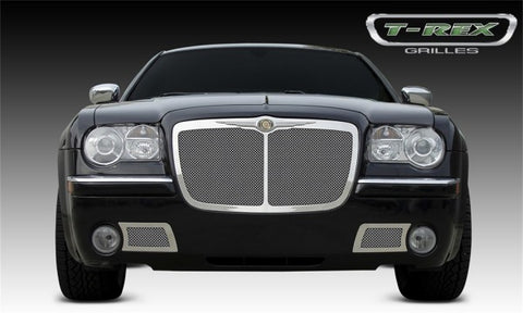 T-Rex Upper Class Polished Stainless Mesh Grille - Bentley Style With Center Ver