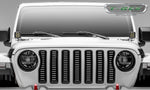 2018-2019 Jeep Wrangler Billet Grille Insert - Raw Aluminum (Brushed Finish) - 6204933