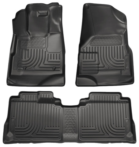HUSKY BLACK FRONT & 2ND SEAT FLOOR LINERS 2010-2013 SRX