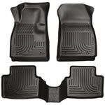 Husky Liners Front & 2nd Seat Floor Liners - Black 98291 HUS98291