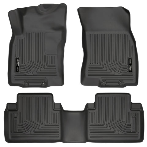 Husky Liners Front & 2nd Seat Floor Liners - Black 98671 HUS98671