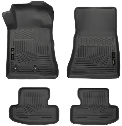 Husky Liners Ford Mustang Front & 2nd Seat Floor Liners - Black 99371 HUS99371