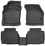 HUSKY BLACK FRONT & 2ND SEAT FLOOR LINERS 2013  FUSION, 2013 MKZ