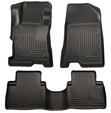 Husky Liners Front & 2nd Seat Floor Liners - Black 99871 HUS99871