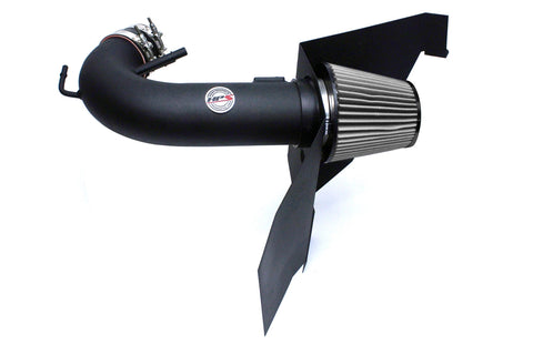 All-New HPS Performance 827 Series Air Intake Kit (Black) with Heat Shield fits 2015-2017 Ford Mustang GT V8 5.0L. Deliver dyno proven performance gains - increase horsepower +18 Whp , torque +22 Ft/lbs and improve throttle response. Bolt-on easy installation, no modification. NOT CARB Compliant.