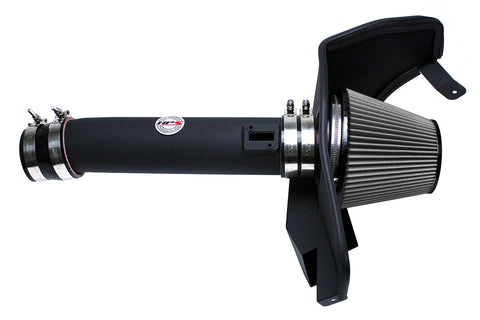 All-New HPS Performance 827 Series Air Intake Kit (Black) with Heat Shield fits 2011-2014 Ford Mustang 3.7L V6. Deliver dyno proven performance gains - increase horsepower +14 Whp , torque +12 Ft/lbs and improve throttle response. Bolt-on easy installation, no modification. NOT CARB Compliant.