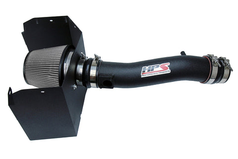 HPS Black cool ram air intake kit fits 2016-2022 Toyota Tacoma 3.5L V6. Dyno proven performance gains - increase horsepower +14.4 Whp , torque +13.8 Ft/lbs and improve throttle response. Bolt-on easy installation, no modification. NOT CARB Compliant.