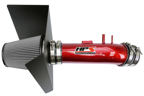 All-New HPS Performance 827 Series Air Intake Kit (Red) with Heat Shield fits 2012-2019 Toyota Tundra 5.7L V8. Deliver dyno proven performance gains - increase horsepower +12.4 Whp , torque +17.6 Ft/lbs and improve throttle response. Bolt-on easy installation, no modification. NOT CARB Compliant.