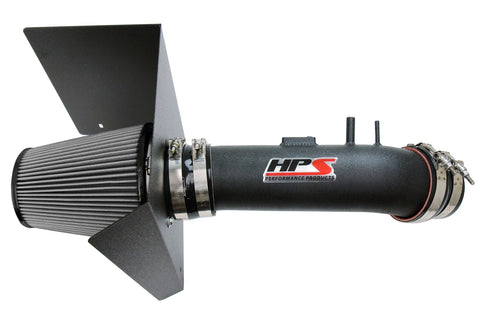 All-New HPS Performance 827 Series Air Intake Kit (Black) with Heat Shield fits 2012-2019 Toyota Tundra 5.7L V8. Deliver dyno proven performance gains - increase horsepower +12.4 Whp , torque +17.6 Ft/lbs and improve throttle response. Bolt-on easy installation, no modification. NOT CARB Compliant.