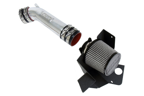 HPS Polish shortram air intake kit with heat shield fits 2003-2007 Infiniti G35 Coupe 3.5L V6 . Dyno proven performance gains - increase horsepower +8 Whp , torque +8.5 Ft/lbs and improve throttle response. Bolt-on easy installation, no modification. NOT CARB Compliant.
