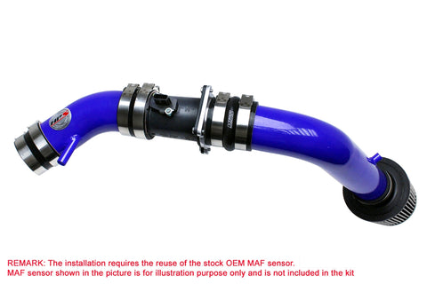 HPS Blue long ram cold air intake kit (converts into shortram) fits 2002-2006 Nissan Altima 2.5L 4Cyl. Increase horsepower, torque and improve throttle response. Does not require tuning after install. Bolt-on easy installation with no modification. NOT CARB Compliant.