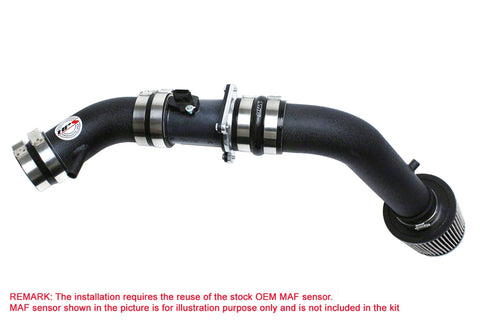 HPS Black long ram cold air intake kit (converts into shortram) fits 2002-2006 Nissan Altima 2.5L 4Cyl. Increase horsepower, torque and improve throttle response. Does not require tuning after install. Bolt-on easy installation with no modification. NOT CARB Compliant.