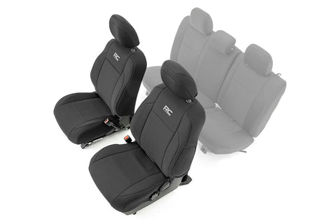 Seat Covers | Front | Crew Cab | Toyota Tacoma 2WD/4WD | 2016-2022