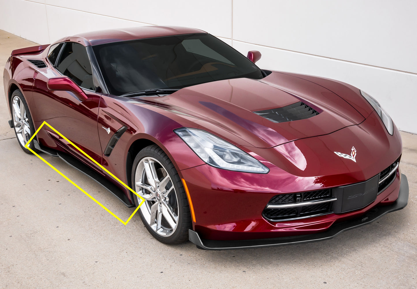 STREET SCENE 2014-2019 CORVETTE C7 SIDE SKIRT SKU# 950-70621
