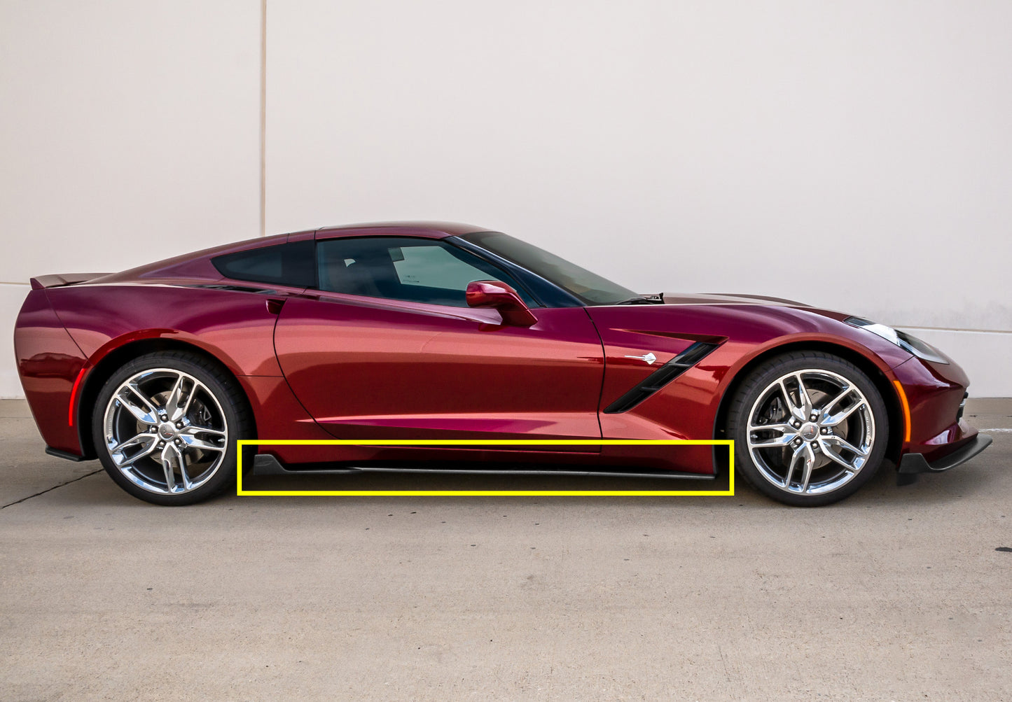 STREET SCENE 2014-2019 CORVETTE C7 SIDE SKIRT SKU# 950-70621