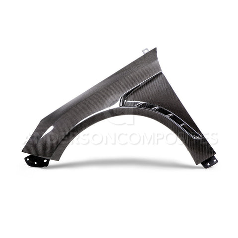2016-2018 Ford Focus RS Type-AR Front Chin Spoiler Anderson Composites AC-FF16FDFO-GR