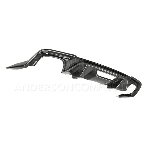 2018-2020 Ford Mustang Type-AR Rear Diffuser Quad Tip Anderson Composites AC-RL18FDMU-AO