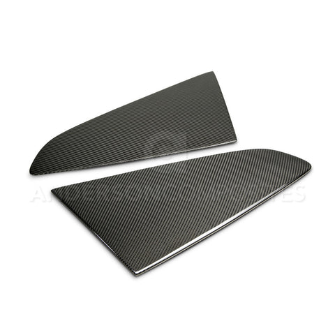 2015-2020 Ford Mustang Type-V Window Louvers - Vented Anderson Composites AC-WL15FDMU-F