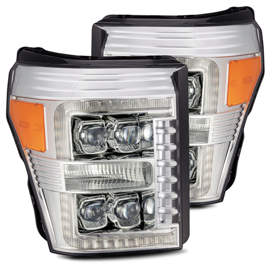 2011-2016 Ford Super Duty NOVA-Series LED Projector Headlights Chrome Alpha-Rex  880148