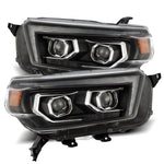 2010-2013 Toyota 4Runner LUXX-Series Projector Headlights Black Alpha-Rex  880757