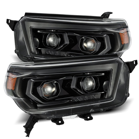 2010-2013 Toyota 4Runner LUXX-Series Projector Headlights Alpha-Black Alpha-Rex  880756