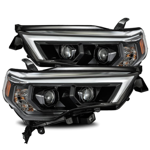 2014-2022 Toyota 4Runner LUXX-Series LED Projector Headlights Jet Black Alpha-Rex  880720