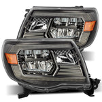 2005-2011 Toyota Tacoma LUXX-Series LED Crystal Headlights Alpha-Black Alpha-Rex  880733