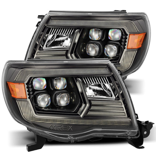 2005-2011 Toyota Tacoma NOVA-Series LED Projector Headlights Alpha-Black Alpha-Rex  880744