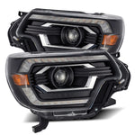 2012-2015 Toyota Tacoma LUXX-Series LED Projector Headlights Black Alpha-Rex  880751