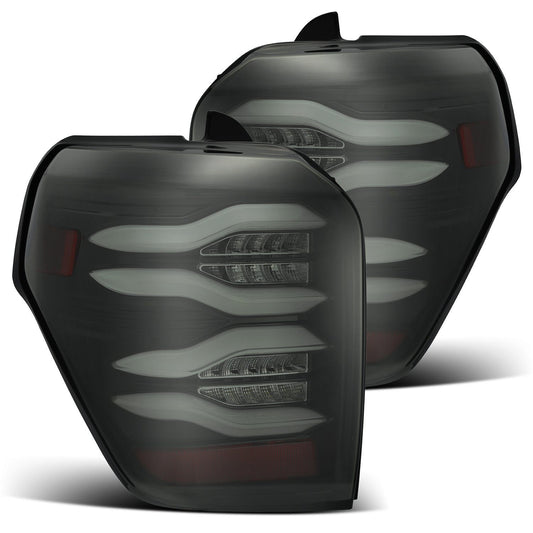 2010-2022 Toyota 4Runner PRO-Series LED Tail Lights Jet Black  Alpha-Rex   690010