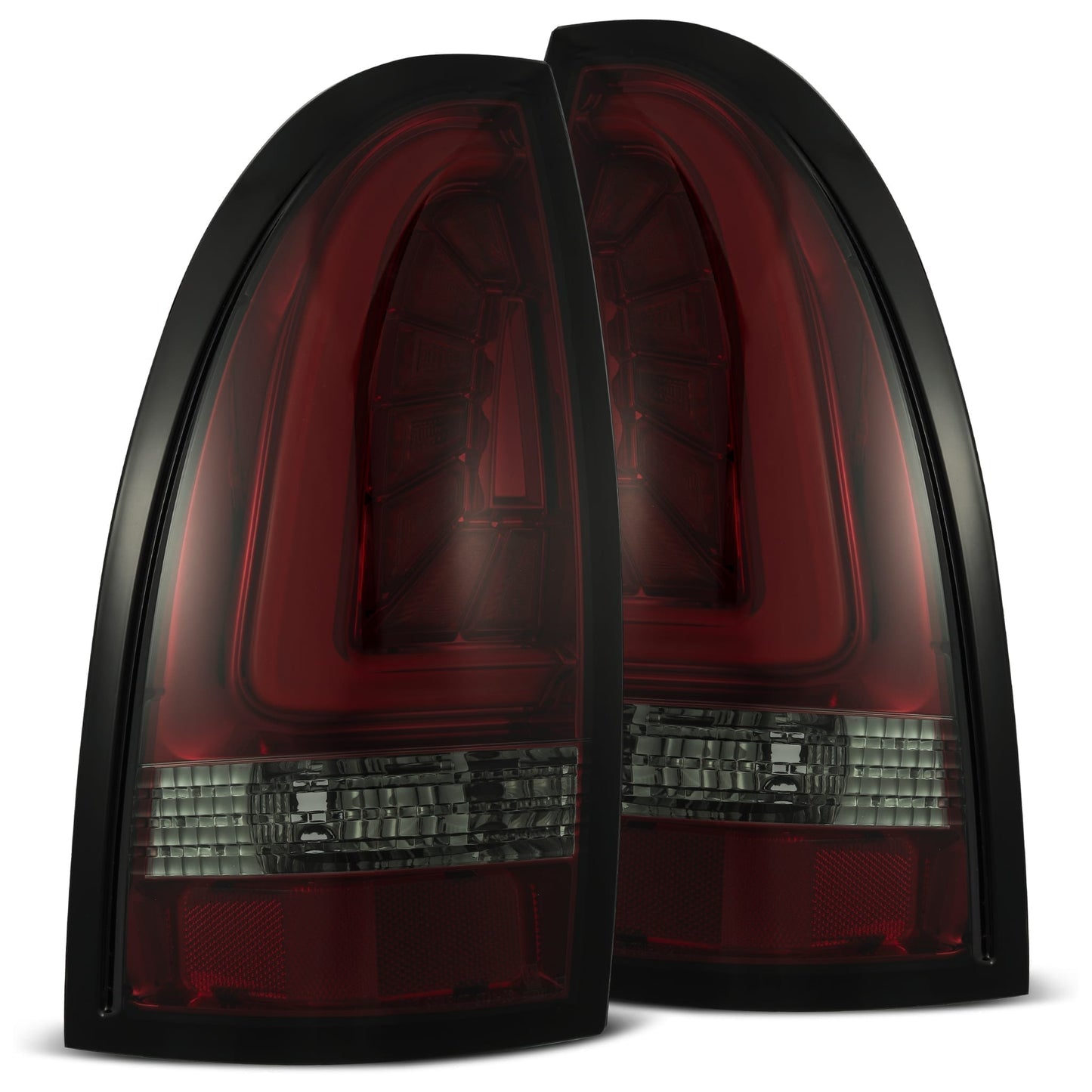 2005-2015 Toyota Tacoma PRO-Series LED Tail Lights Red Smoke  Alpha-Rex   680040