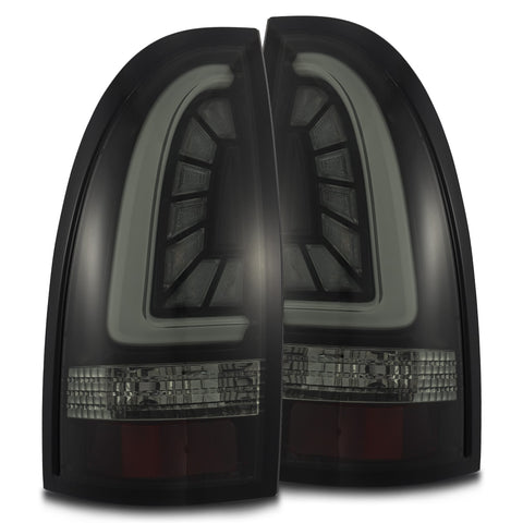 2005-2015 Toyota Tacoma PRO-Series LED Tail Lights Jet Black  Alpha-Rex   680030