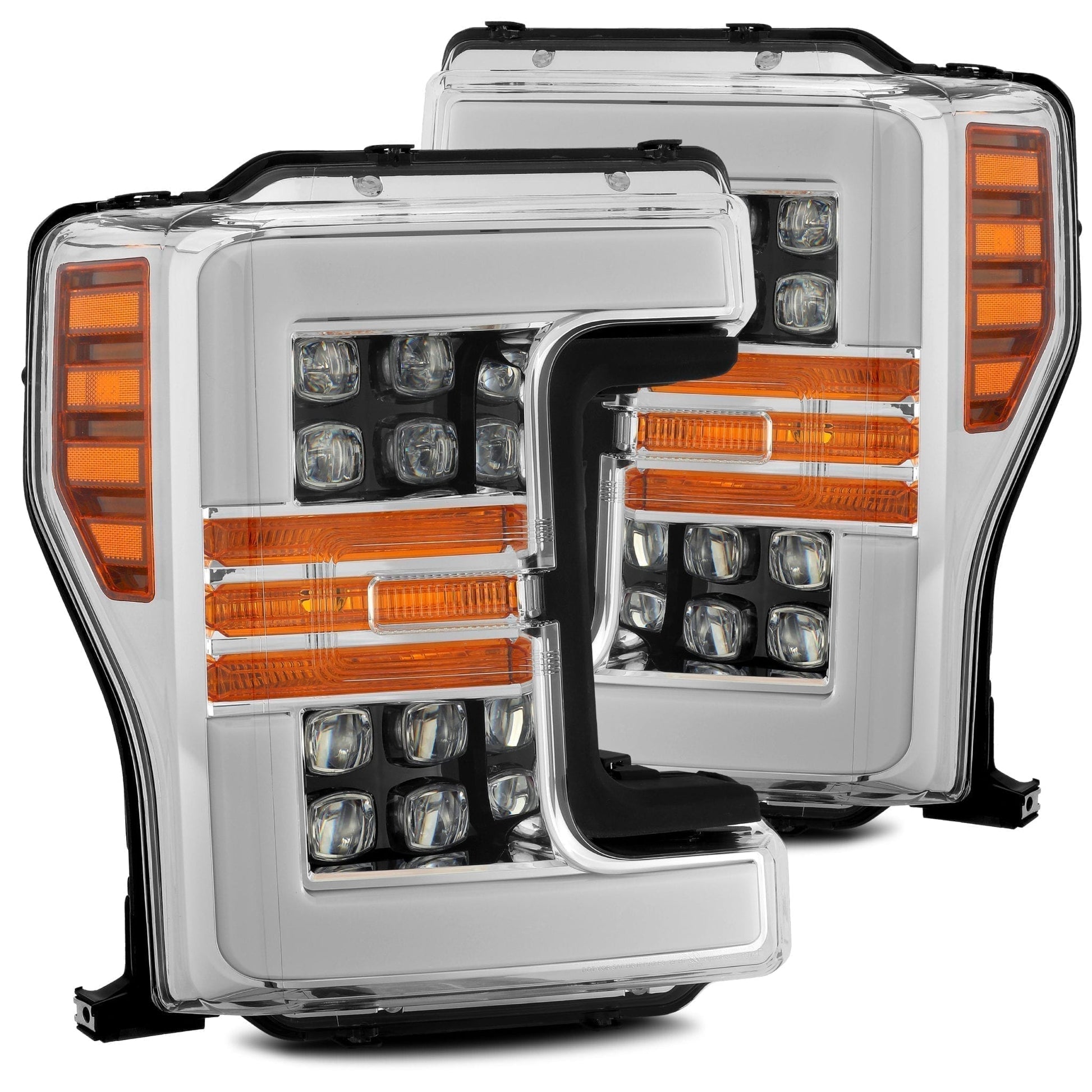 2017-2019 Ford Super Duty NOVA-Series LED Projector Headlights Chrome Alpha-Rex  880101