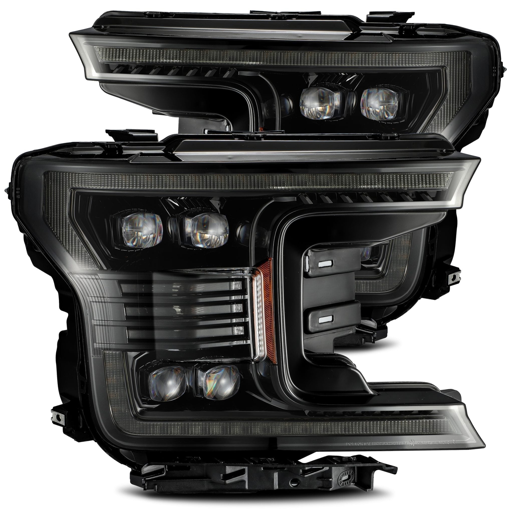 2018 2020 Ford F150 NOVA Series LED Projector Headlights Alpha Black Alpha Rex 880165