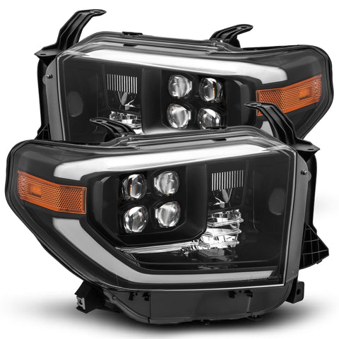 2014-2021 Toyota Tundra NOVA-Series LED Projector Headlights Jet Black Alpha-Rex  880728