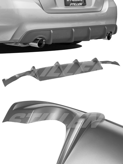 2016-2018 Nissan Altima Rear Diffuser [Unpainted] - KB13158