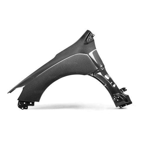 Seibon FF15SBIMP OEM-style carbon fiber fenders for 2015-2018 Subaru WRX/STi