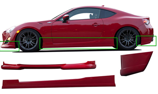 2013-2015 Scion FR-S (5-Piece) Lower Body Kit - KB21022L