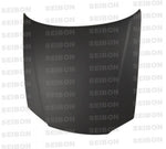 Seibon HD9901NSR34-OE-DRY OEM-style DRY CARBON hood for 1999-2001 Nissan Skyline R34 GT-R..*ALL DRY CARBON PRODUCTS ARE MATTE FINISH.