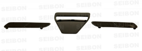 Seibon OEM Style Carbon Fiber Hood Scoops HDS0809MITEVOX-OE