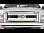 LED Light | Grille Mount | Dual 30" Black Single Row | Ford F-150 | 2009-2014